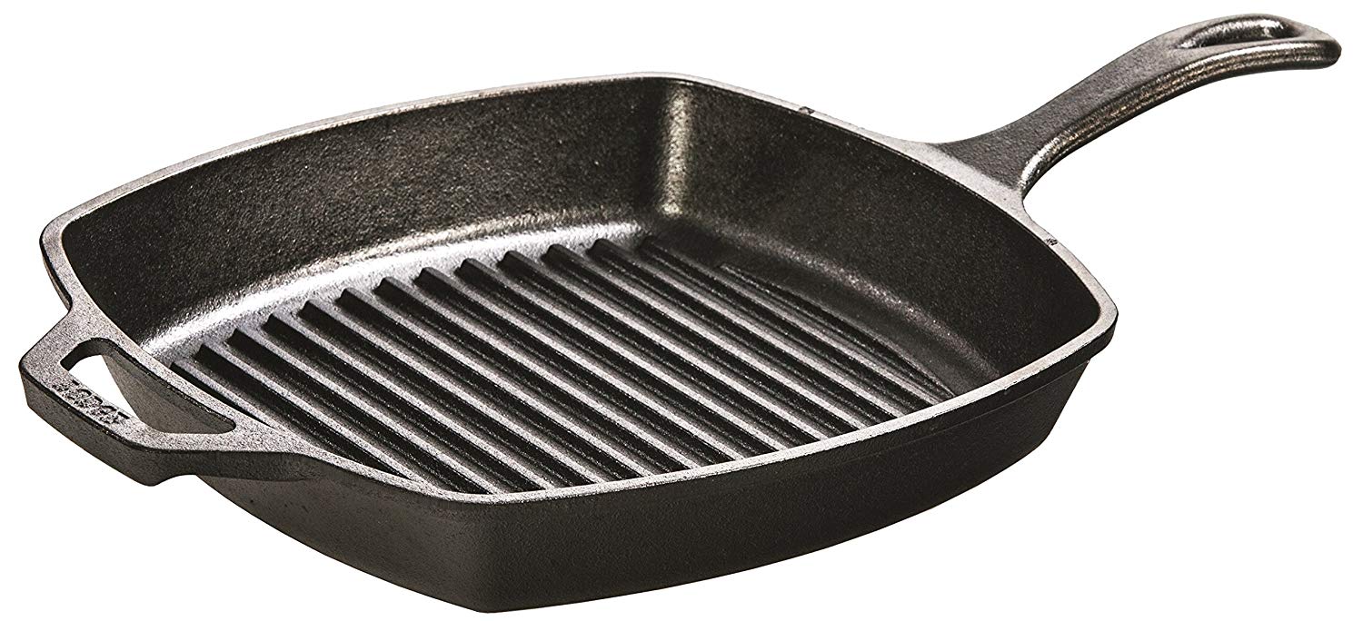 Lodge 26.67 cm Cast Iron Grill Pan