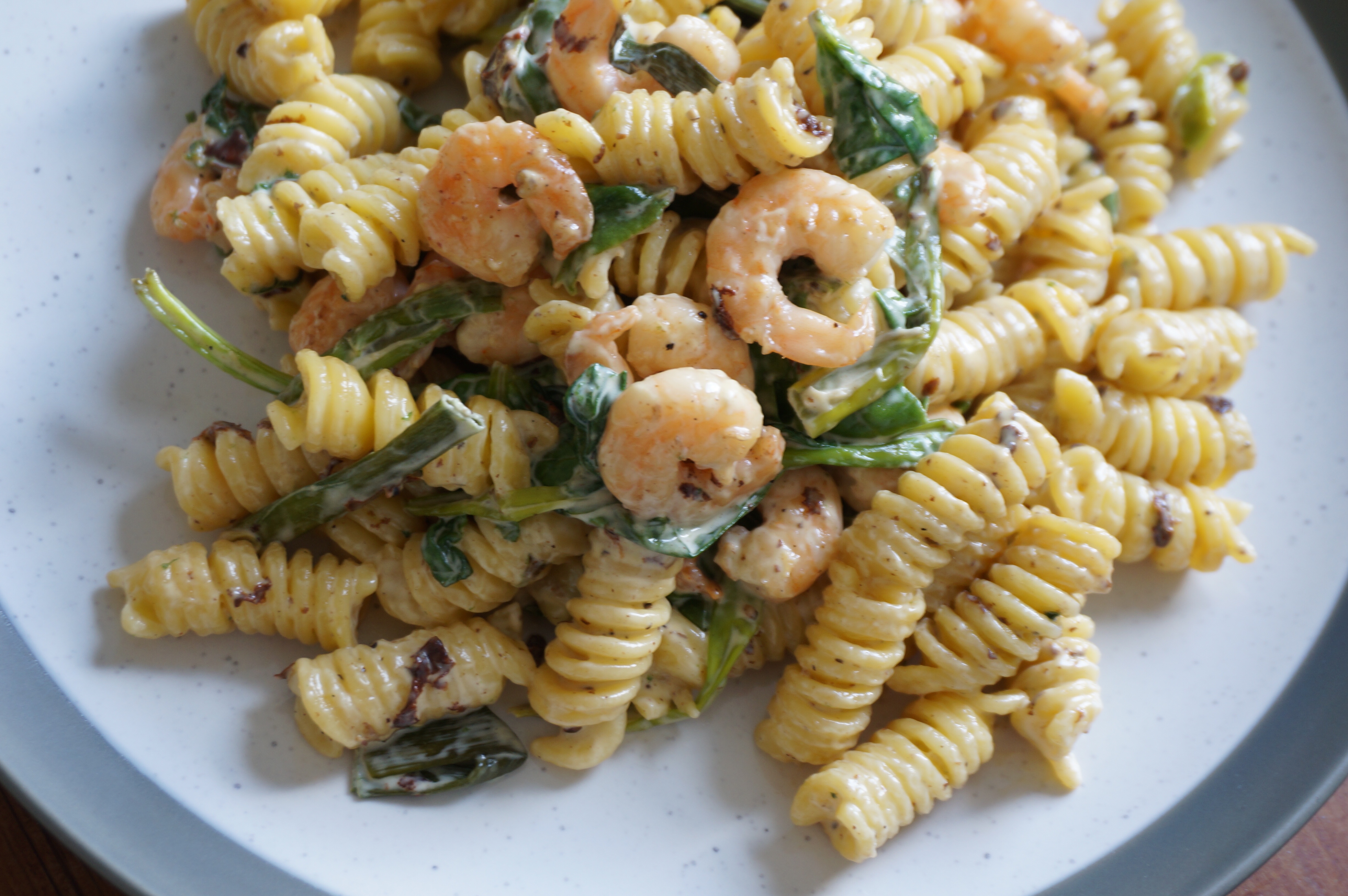 30-Minute Creamy Shrimp and Spinach Pasta