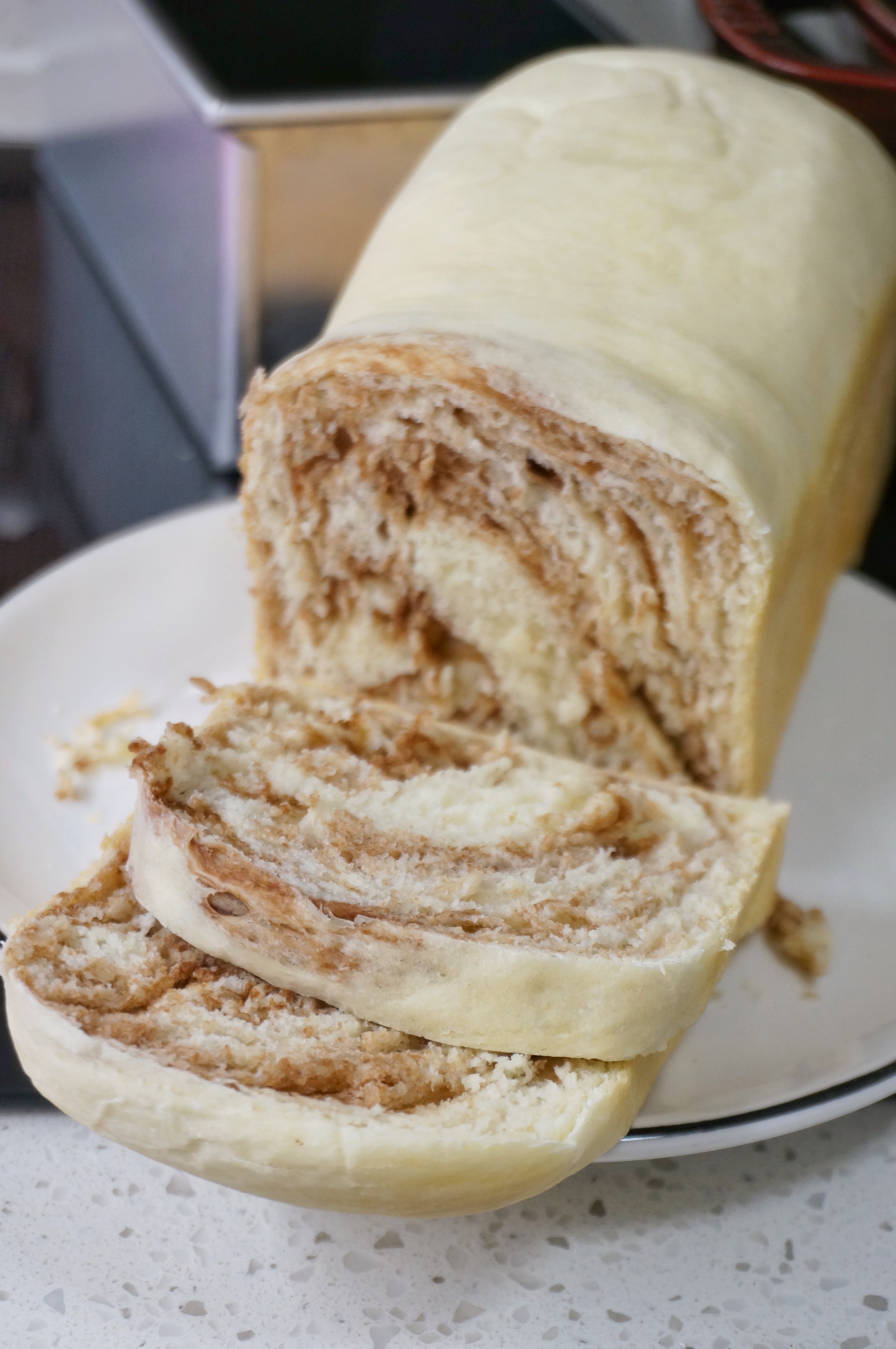 Stovetop Bread: Chocolate Marble Loaf