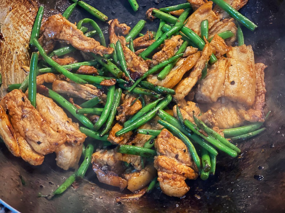 Pork Belly Stir-Fry with Green Beans