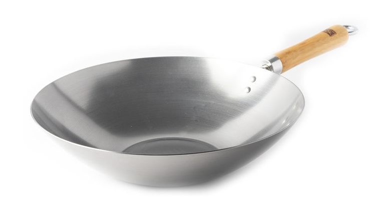 School of Wok 12” Heavy-Duty Carbon Steel Wok